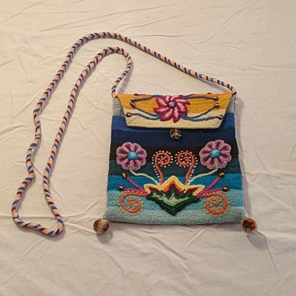 Handmade Peruvian crossbody bag